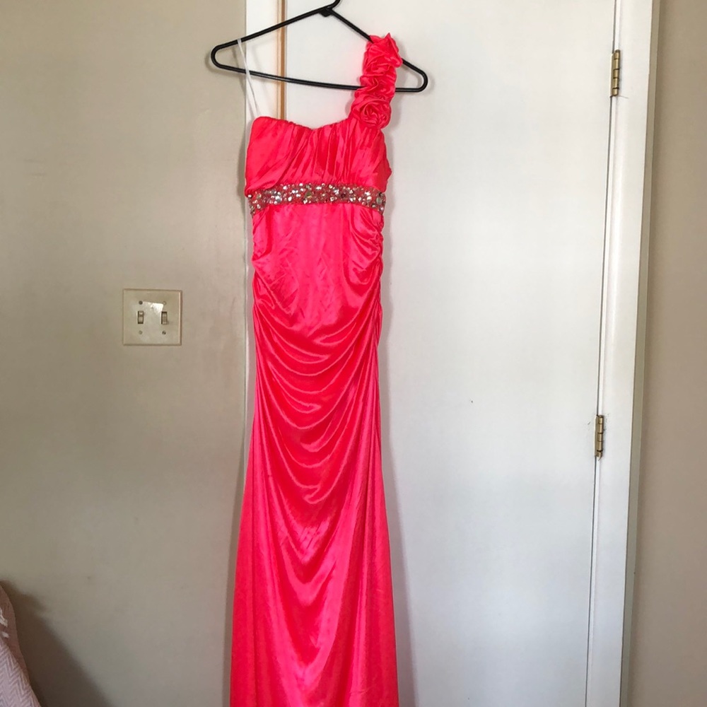 Pink prom dress